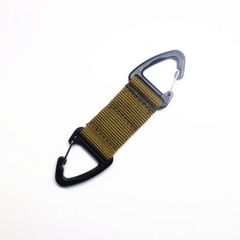 Tactical Nylon Backpack Carabiner for Outdoor Adventures