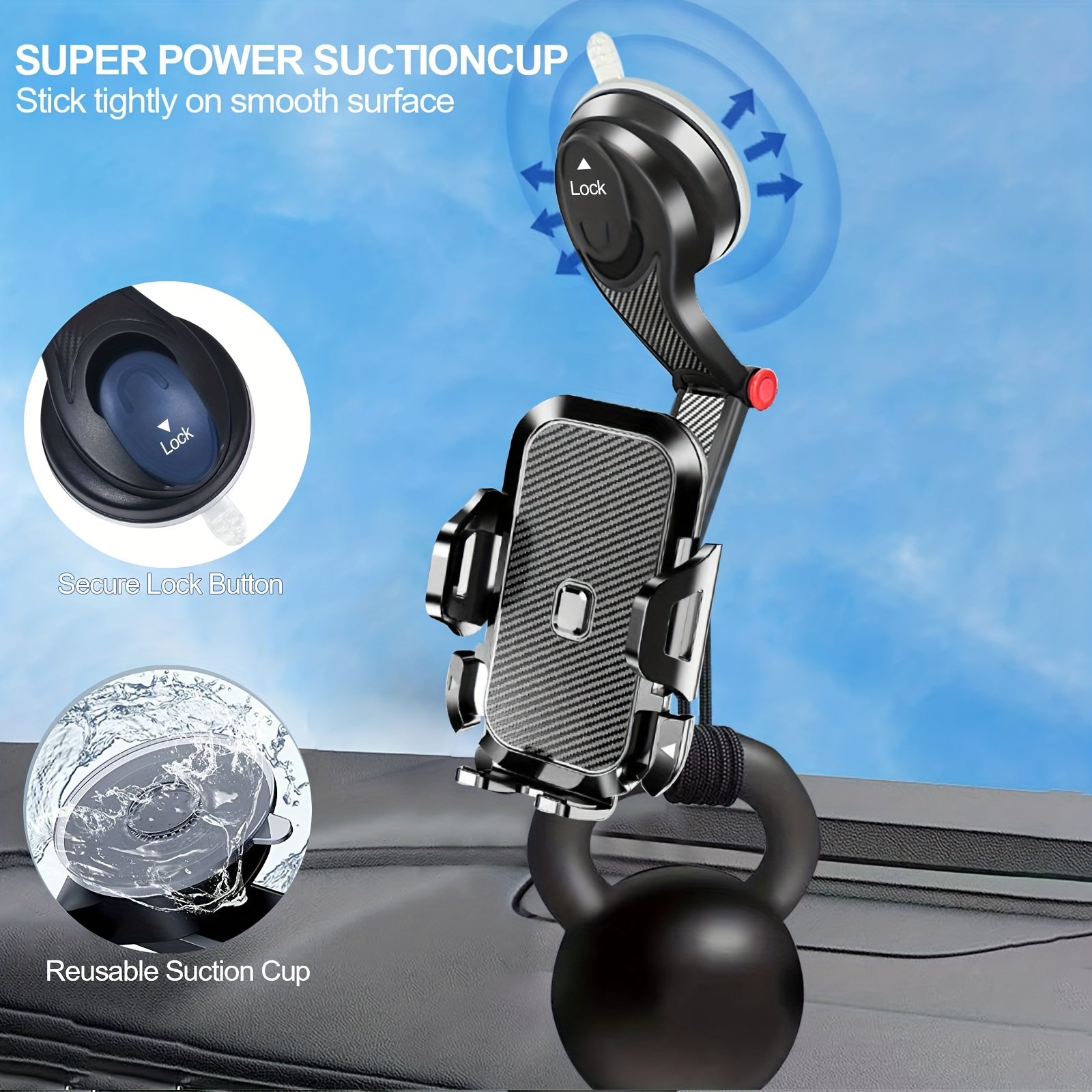 Car Phone Stand Hook Type Air Outlet Console Navigation Stand