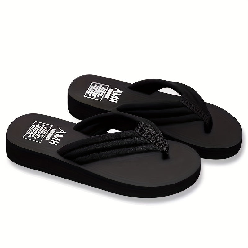 Women's Platform Flip Flops Casual Clip Toe Summer Beach Shoes
