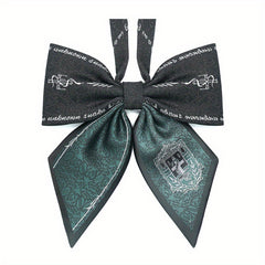 Retro Pattern Men's Bow Tie Green Matching Print Clothing Accessories