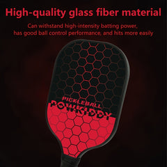 PP Honeycomb Core Pickleball Paddle Fiberglass Unisex Racket