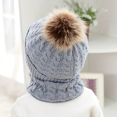 Baby Hat & Scarf Set for Winter & Autumn