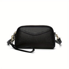 Minimalist PU Leather Crossbody Bag Shoulder Clutch Purse