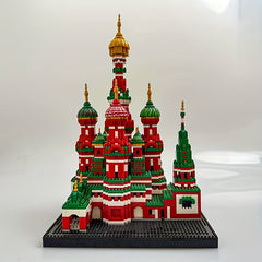 ABS Model of St Basil'S Cathedral Adult High Difficulty Building Block Toy