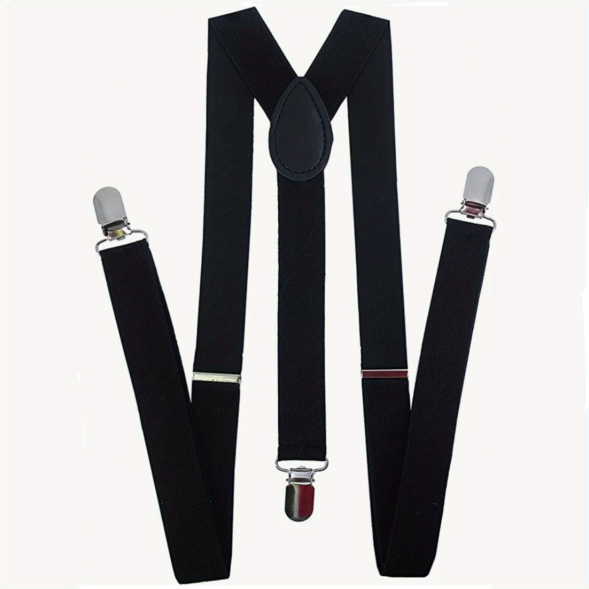 Kids Adjustable Suspenders Y Back With Metal Clips
