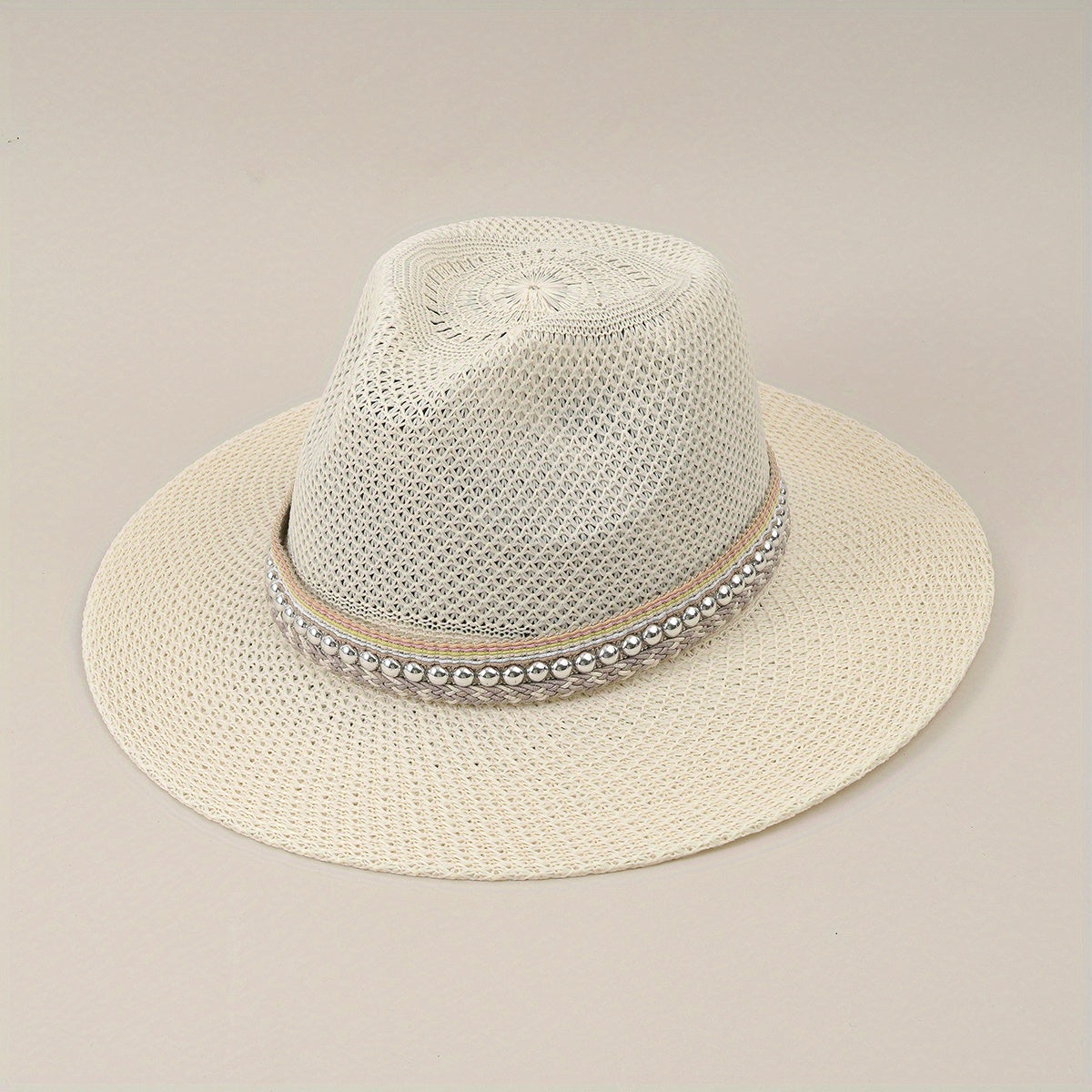 Men's Straw Sun Hat Large Brim Sunscreen Fishing Travel Beach Hat