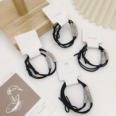 2pcs Cartoon Hair Band High Elastic Hair Loop