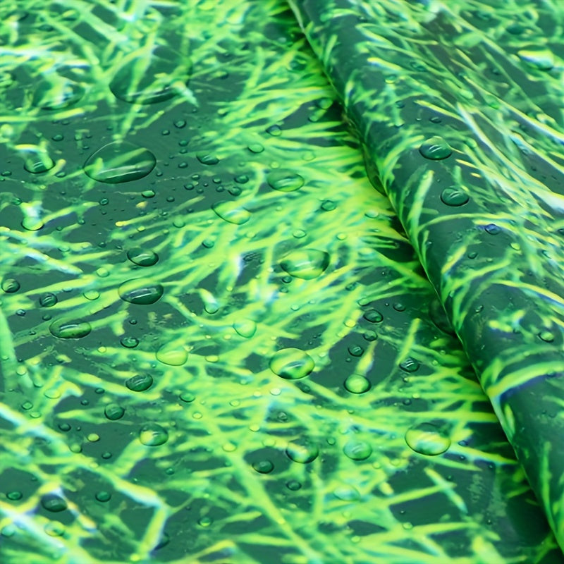 Green Grass Tablecloth for Jungle Theme Party