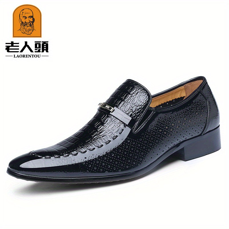 LAORENTOU Men's Dress Shoes Lightweight Formal Shoes Wedding Business