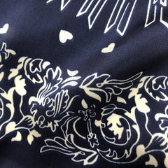 Floral Pattern Printed Vintage Scarves Small Headband Scarf Headscarf