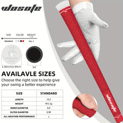 13pcs Anti Slip Rubber Golf Irons Grips Soft Lightweight