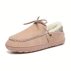 Plush Lined Thermal Furry Snow Shoes Fall Winter Warm Flat Casual Versatile