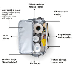 Functional Portable Mother And Baby Bag for Strollers