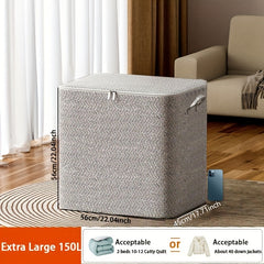 Extra Large Foldable Storage Box, Clothing Packing Bag Organizer