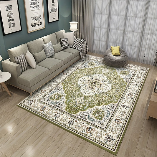 Vintage Boho Area Rug Non-slip Soft Polyester Mat