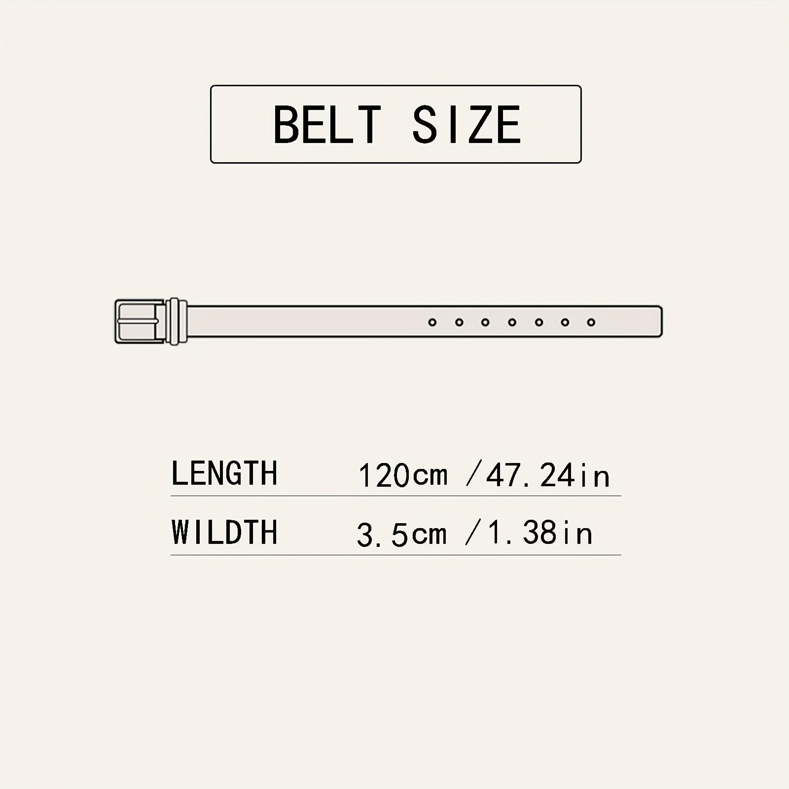Casual Men's Frosted Auto Buckle Belt Ins