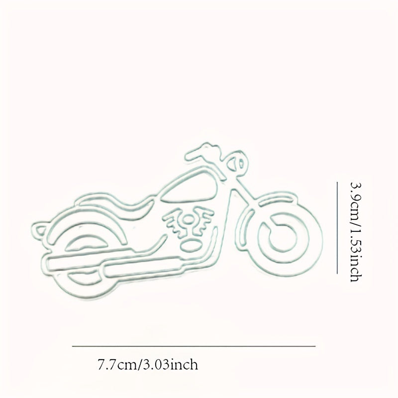DIY Motorcycle Scrapbook Metal Cutting Die for Card Making Scrapbooking
