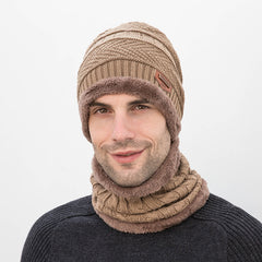 3pcs Winter Warm Knitted Wool Set for Women