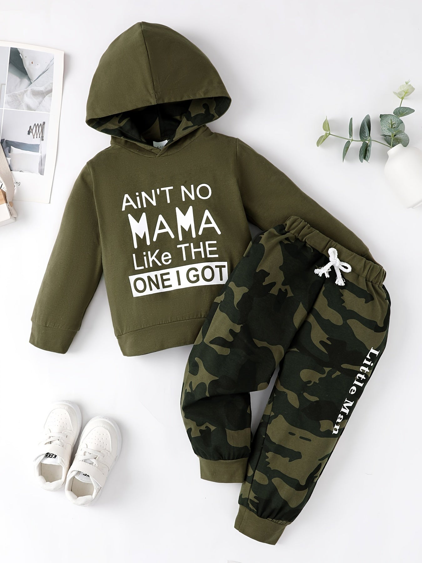 Boys Hoodie & Sweatpants Set Kids Casual Clothes
