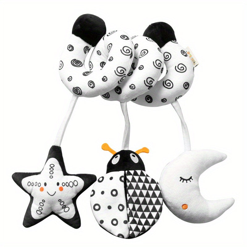Cute Animal Crib Toy with Bell and Bee - Baby Toy Spot