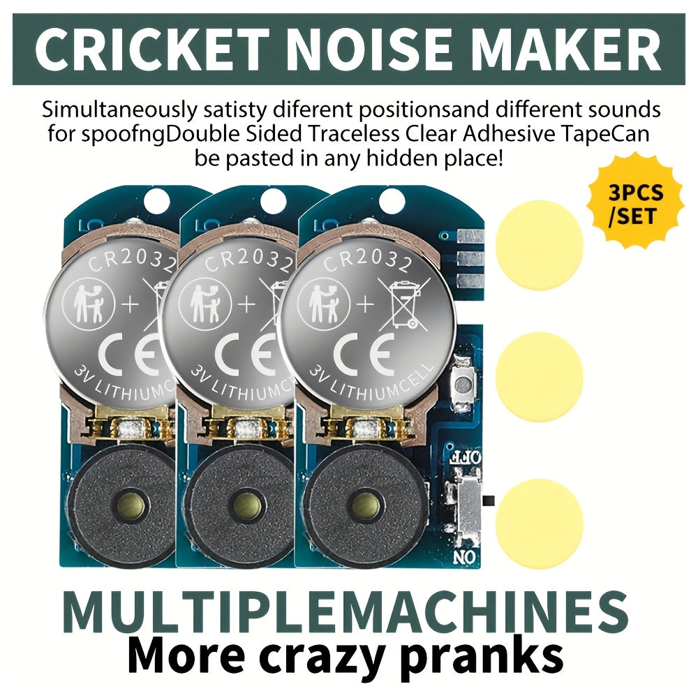 Cricket Noise Making Prank Toy - Indoor/Outdoor Party Fun