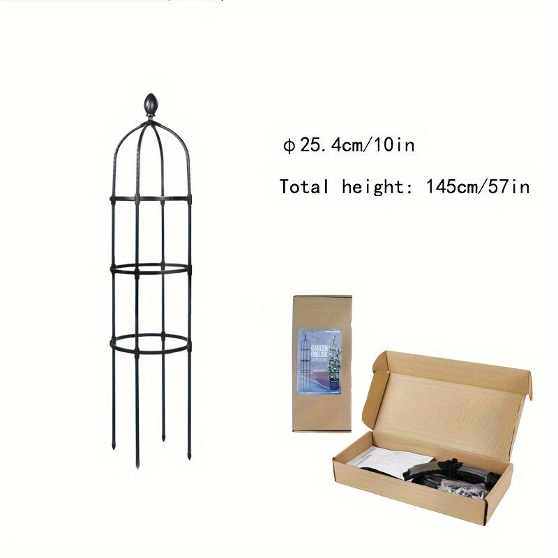 Garden Obelisk 25 10in Iron Pipe Climbing Vine Flower Rack