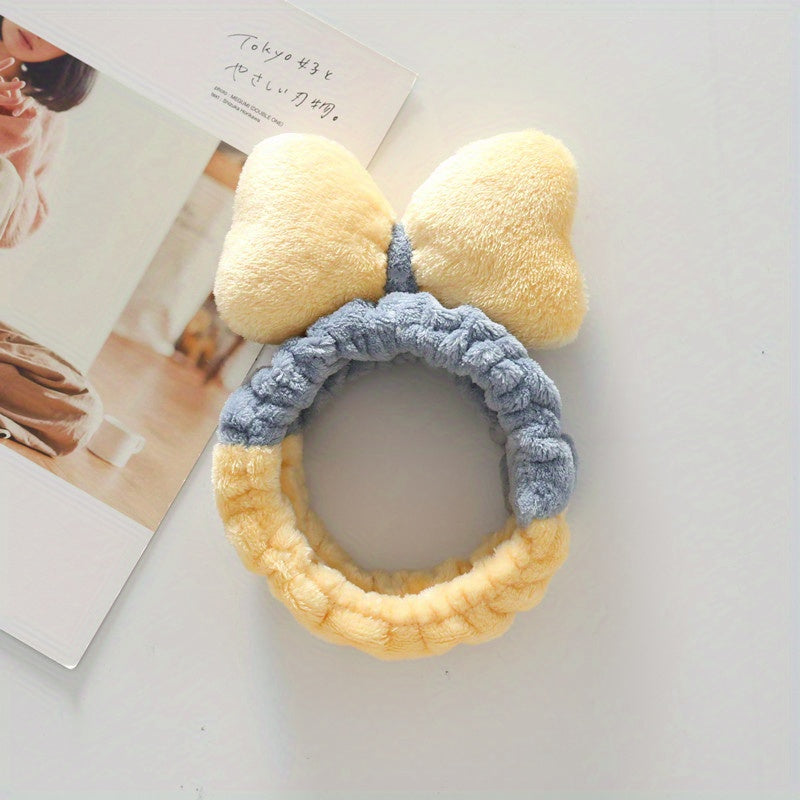 Big Bowknot Headband Soft Elastic Hair Band Hair Accessories
