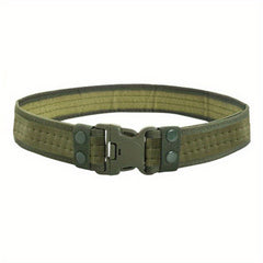 Men's Tactical Belt Plastic Buckle Camouflage Nylon Foam Belt