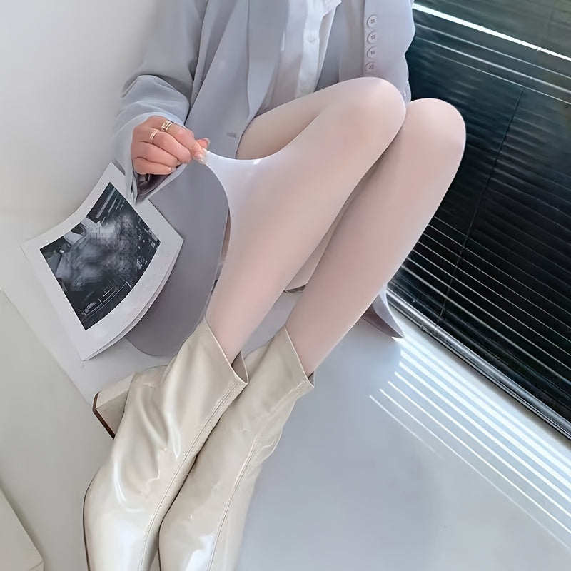 2 Pack High Waist Sheer Footed Pantyhose Women's Stockings