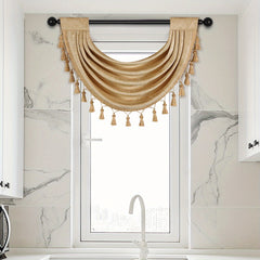Chenille Tassel Window Mantle European Wave Curtain