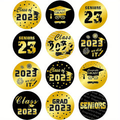 72pc Graduation Stickers - Celebrate Your Success!