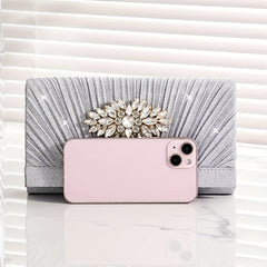 Glitter Rhinestone Evening Bag Dinner Clutch Purse Wedding Party Prom