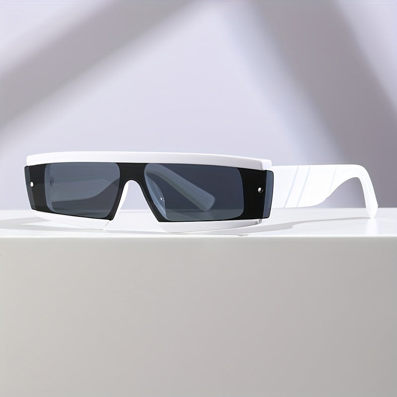 Y2K Square Frame Sunglasses Rivet Decor Glasses UV400