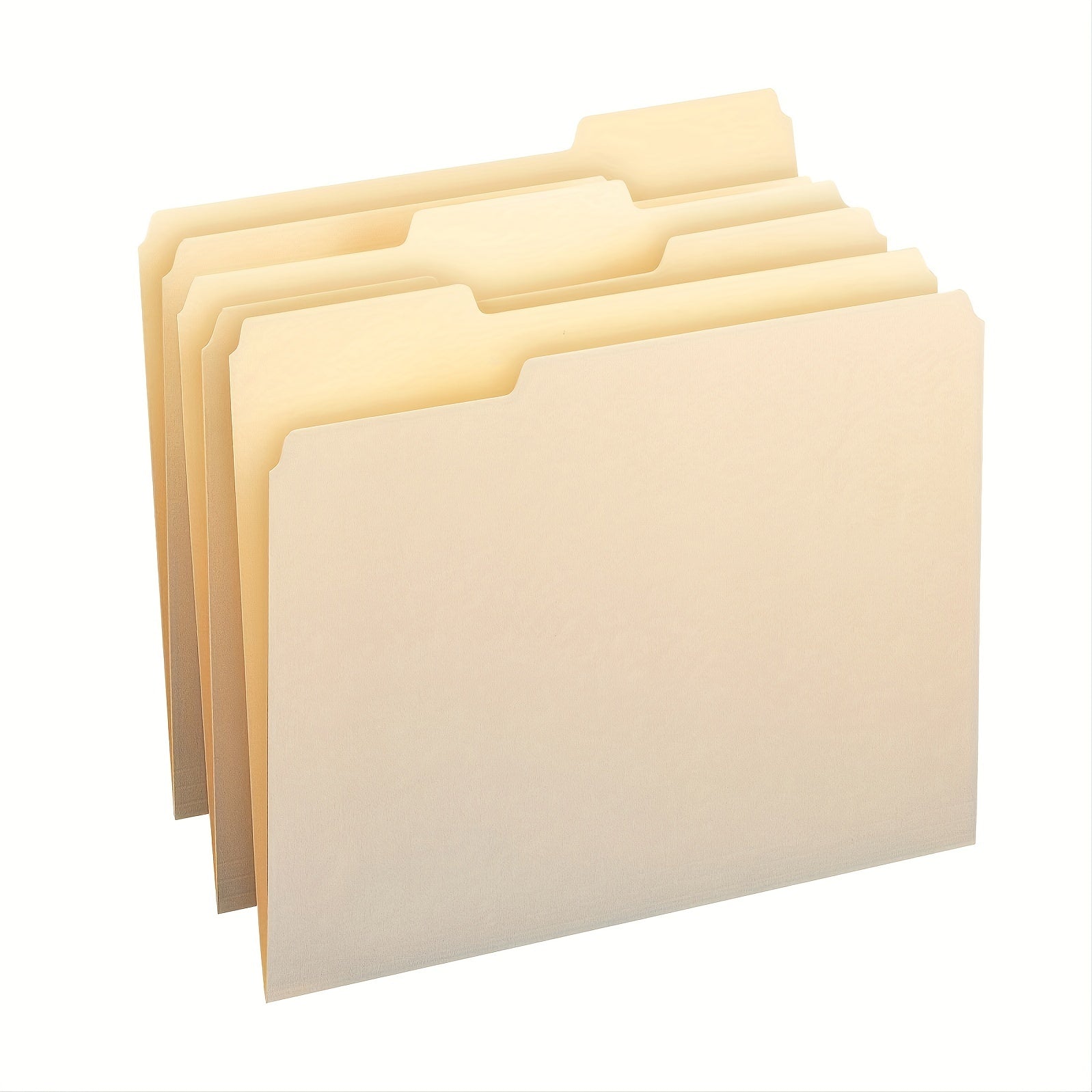 12pcs File Organizer Folders Assorted Positions Letter Size Office Supplies