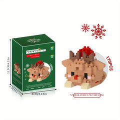 DIY Christmas Hanging Lanterns Mini Building Blocks Ornament Set