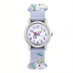 Kids Silicone Unicorn Quartz Watch