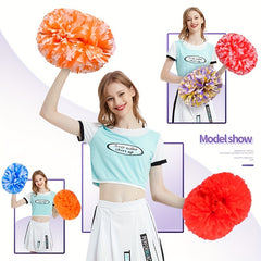 1PC Large Handle Cheering Poms Handheld Cheering Props Dancing Supplies