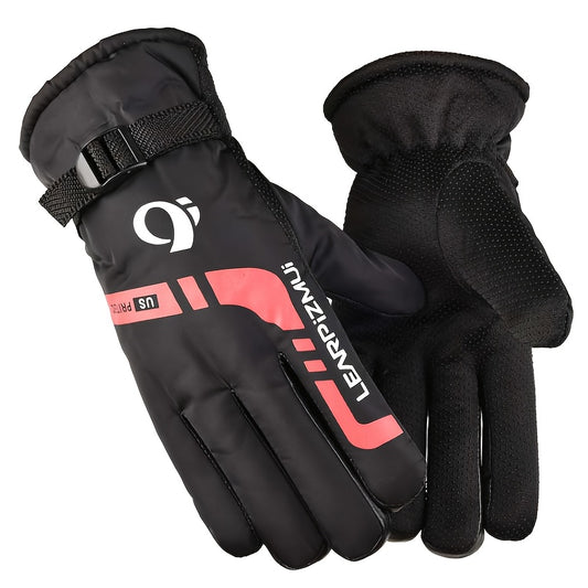 Winter Padded Windproof Warm Cycling Gloves Running & Skiing Gloves