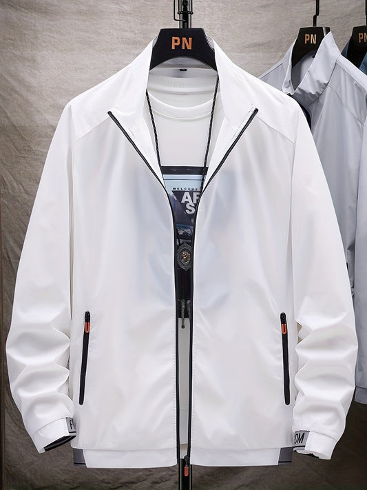Stylish Sun Protection Hooded Jacket For Men