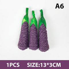 Braided Carrot Chew Toy for Hamsters and Rabbits