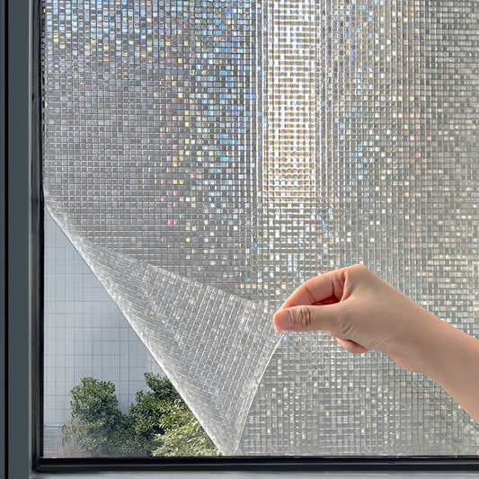 Privacy Window Film No Glue Door Glass Cover Decals Static Clings Sticker