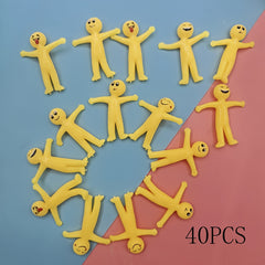 Stretchy Figures 12 Expressions Yellow Rest Toys