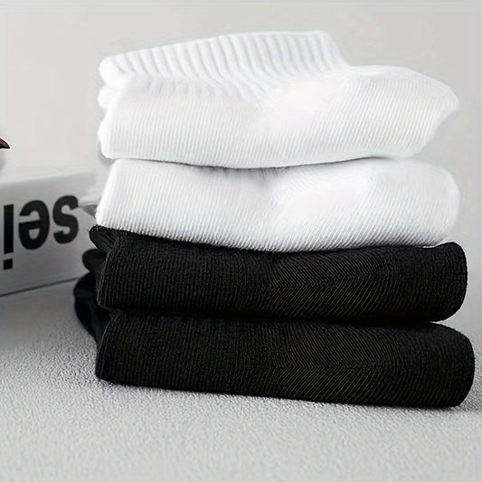6 Pairs Cotton Ankle Socks for Men & Women