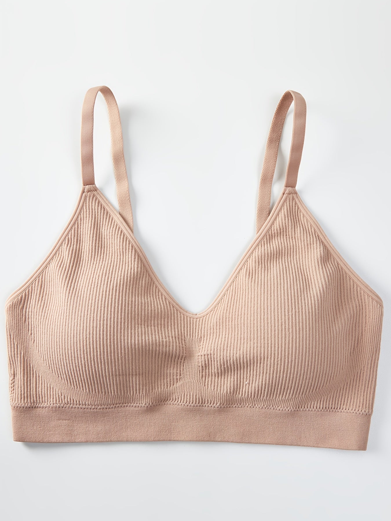Textured Solid Wireless Bras Women's Intimates Lingerie
