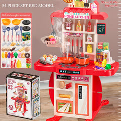 Kids Kitchen Toy Set with Water Spray Sound