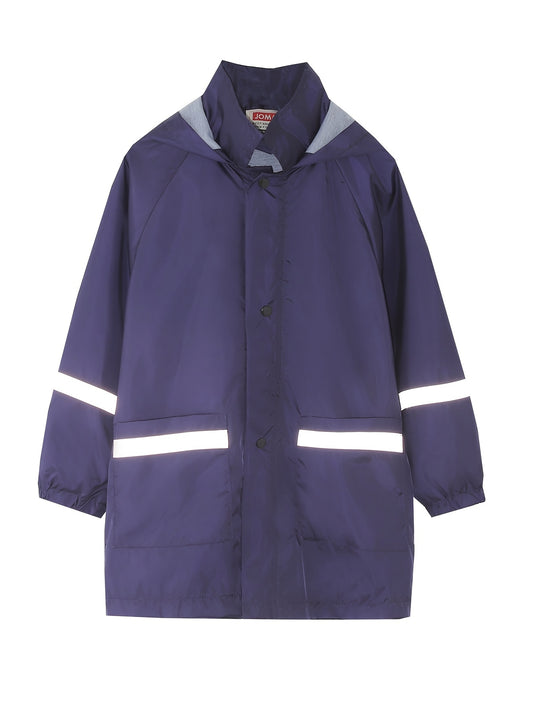Boys Cartoon Print Rain Jacket Hooded Lightweight Waterproof Windbreaker