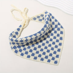 Crochet Triangle Sweet Head Scarf Weaving Headband