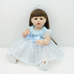 22 Inch Reborn Doll Princess Elsa with Crown