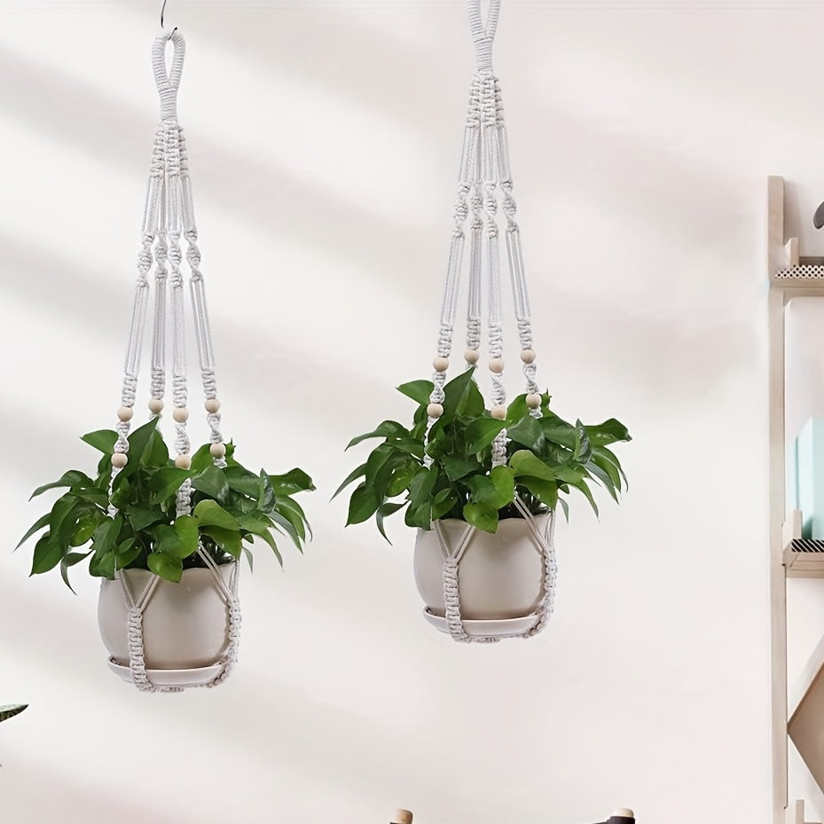 2 Packs Hanging Planters Indoor Outdoor Plant Hangers 88 9 Cm