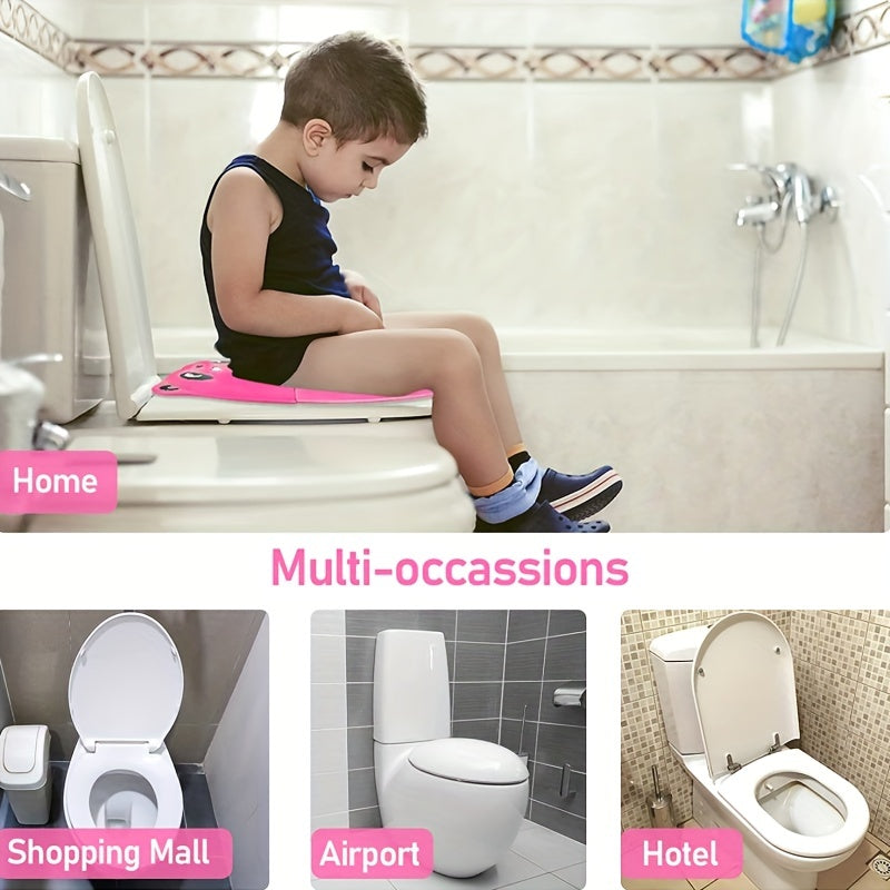 Portable Folding Toilet Seat for Kids, Travel & Training, Toddler Use